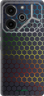 Силіконовий чехол Соти, які переливаються  для Tecno Pova 6 Pro - 498u-3689 изображение 