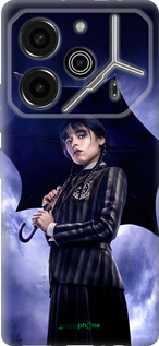 Силіконовий чехол Wednesday v2 для Tecno Pova 6 Pro - 5516u-3689 изображение 