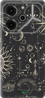 Силиконовый чехол Фаза луны для Tecno Pova 6 Pro - 5605u-3689 изображение 