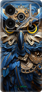 Силиконовый чехол Сова v2 для Tecno Pova 6 Pro - 5649u-3689 изображение 