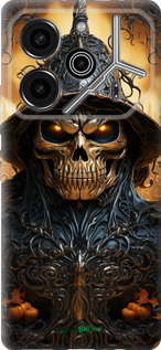 Силиконовый чехол Череп 2 для Tecno Pova 6 Pro - 5652u-3689 изображение 