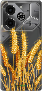 Силиконовый чехол Колоски пшеници для Tecno Pova 6 Pro - 5866u-3689 изображение 
