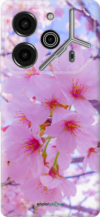 Силиконовый чехол Сакура для Tecno Pova 6 Pro - 6029u-3689 изображение 