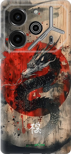 Силиконовый чехол Восточный дух для Tecno Pova 6 Pro - 6100u-3689 изображение 