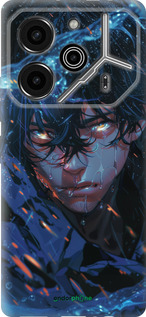 Силиконовый чехол Satoru Gojou для Tecno Pova 6 Pro - 6128u-3689 изображение 