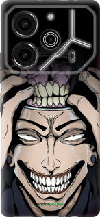 Силиконовый чехол Магическая Битва Kenjaku для Tecno Pova 6 Pro - 6151u-3689 изображение 