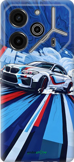 Силиконовый чехол БМВ для Tecno Pova 6 Pro - 6292u-3689 изображение 