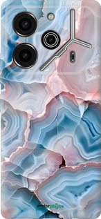 Силиконовый чехол Мрамор для Tecno Pova 6 Pro - 6306u-3689 изображение 