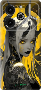 Силиконовый чехол Аниме демон 2 для Tecno Pova 6 Pro - 6309u-3689 изображение 