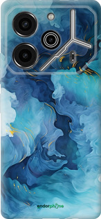 Силиконовый чехол Акварель для Tecno Pova 6 Pro - 6320u-3689 изображение 