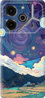 Силіконовий чехол Креативний арт для Tecno Pova 6 Pro - 6322u-3689 изображение 