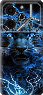 Силиконовый чехол Ледяной леопард для Tecno Pova 6 Pro - 6460u-3689 изображение 