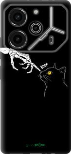 Силиконовый чехол Кошка для Tecno Pova 6 Pro - 6505u-3689 изображение 