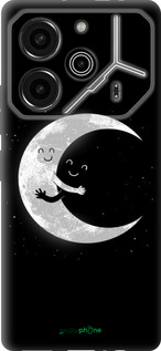 Силіконовий чехол Місячні обійми для Tecno Pova 6 Pro - 6508u-3689 изображение 