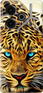 Силиконовый чехол Леопард для Tecno Pova 6 Pro - 6611u-3689 изображение 