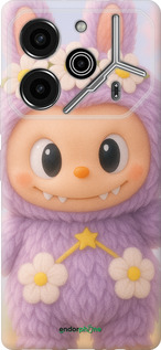 Силиконовый чехол Лабубу 1 для Tecno Pova 6 Pro - 6709u-3689 изображение 