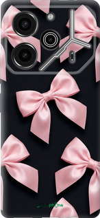 Силіконовий чехол Coquette Ribbons Dark Coquette для Tecno Pova 6 Pro - 6767u-3689 изображение 