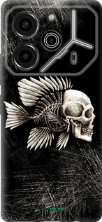 Силиконовый чехол Рыбо-человек для Tecno Pova 6 Pro - 683u-3689 изображение 