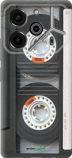 Силиконовый чехол Кассета для Tecno Pova 6 Pro - 876u-3689 изображение 