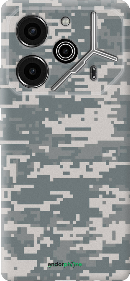 Силиконовый чехол Камуфляж для Tecno Pova 6 Pro - 1085u-3689 изображение 