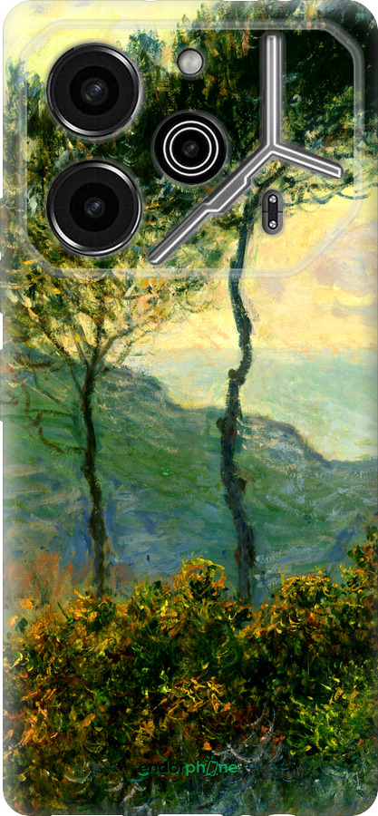 Силиконовый чехол Клод Моне для Tecno Pova 6 Pro - 1193u-3689 изображение 