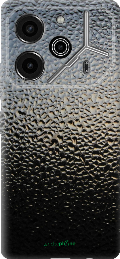 Силиконовый чехол Мокрое стекло для Tecno Pova 6 Pro - 245u-3689 изображение 