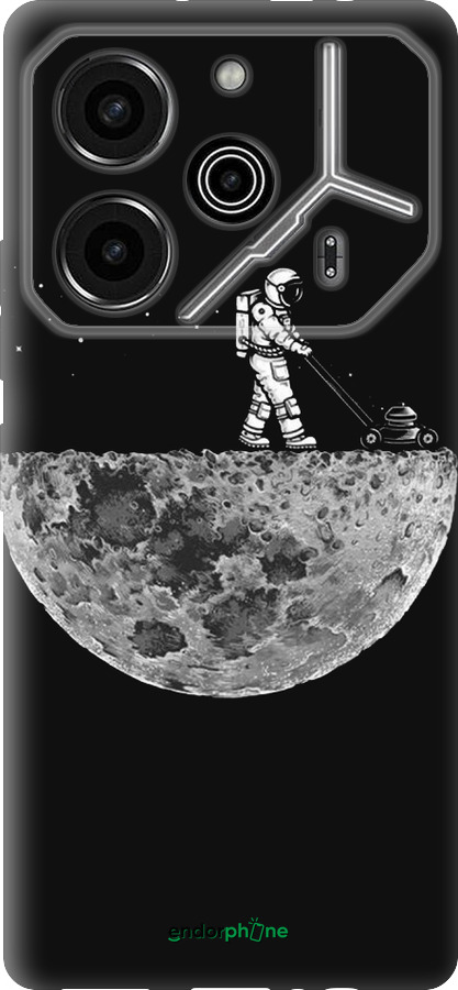 Силиконовый чехол Moon in dark для Tecno Pova 6 Pro - 4176u-3689 изображение 