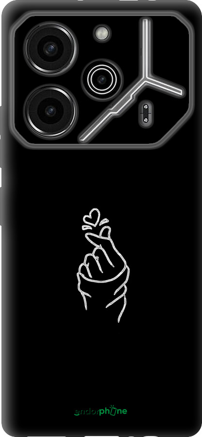 Силиконовый чехол Love You для Tecno Pova 6 Pro - 4298u-3689 изображение 