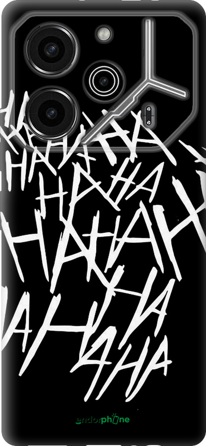 Силиконовый чехол joker hahaha для Tecno Pova 6 Pro - 4509u-3689 изображение 
