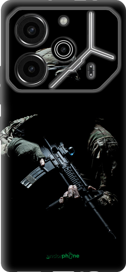 Силіконовий чехол Захисник v3 для Tecno Pova 6 Pro - 5226u-3689 изображение 