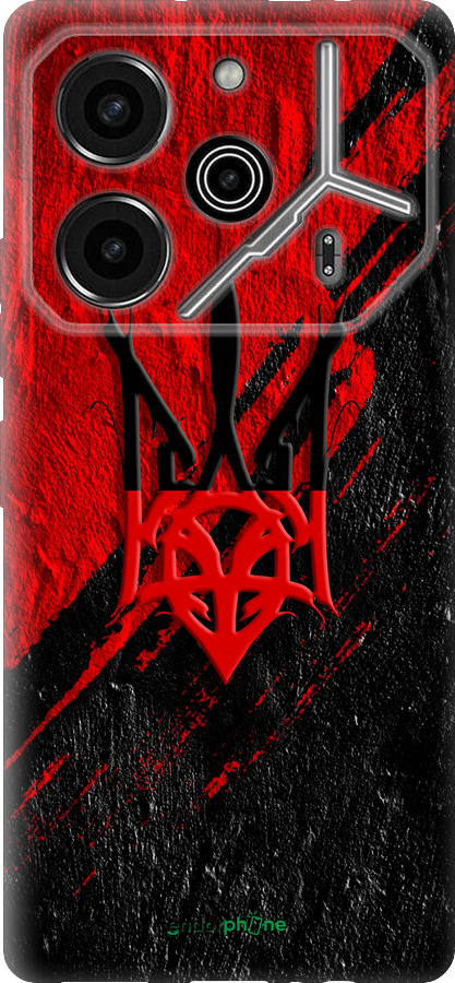 Силіконовий чехол Герб v4 для Tecno Pova 6 Pro - 5293u-3689 изображение 