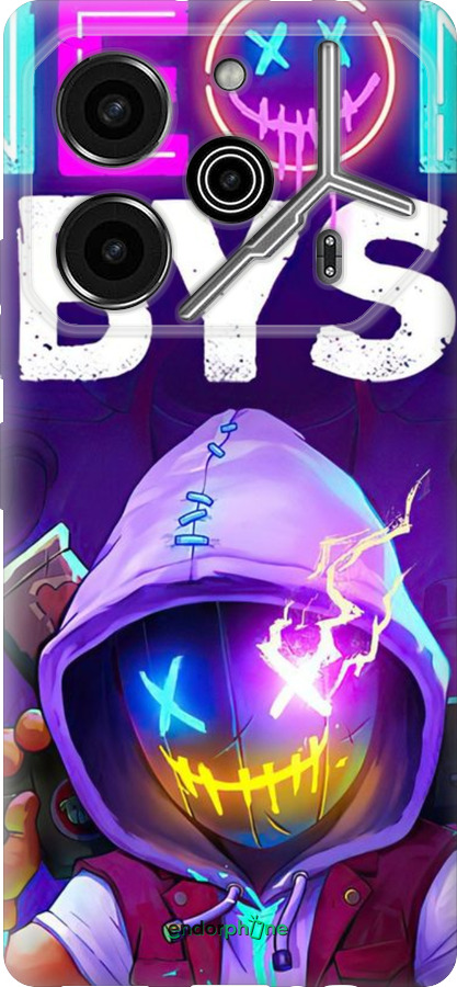 Силиконовый чехол № 5330 для Tecno Pova 6 Pro - 5330u-3689 изображение 