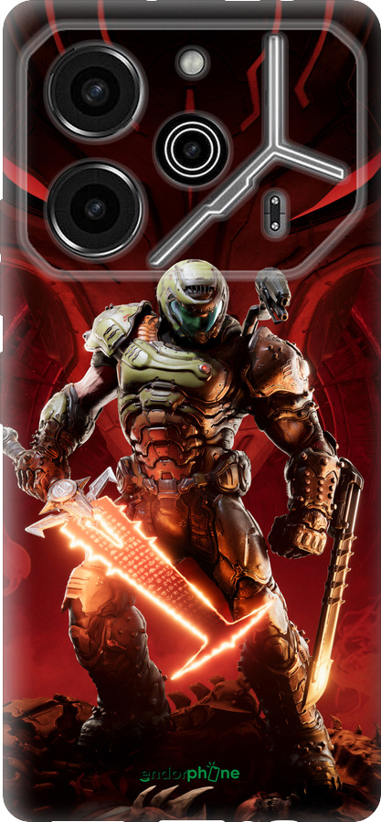 Силиконовый чехол № 5369 для Tecno Pova 6 Pro - 5369u-3689 изображение 