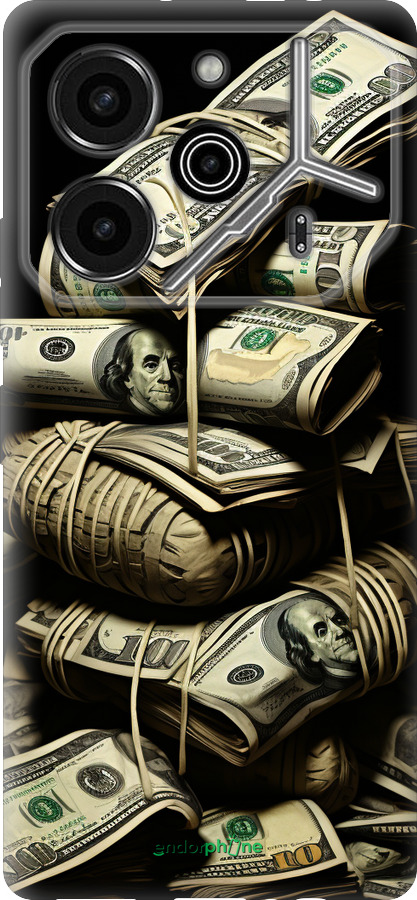 Силиконовый чехол Big money для Tecno Pova 6 Pro - 5666u-3689 изображение 