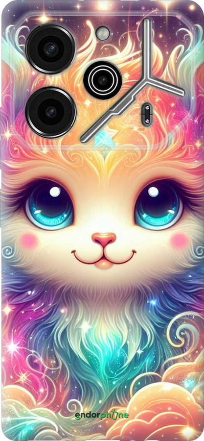 Силіконовий чехол Казкове кошеня для Tecno Pova 6 Pro - 5813u-3689 изображение 