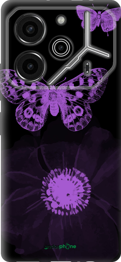 Силиконовый чехол Нежность для Tecno Pova 6 Pro - 5906u-3689 изображение 