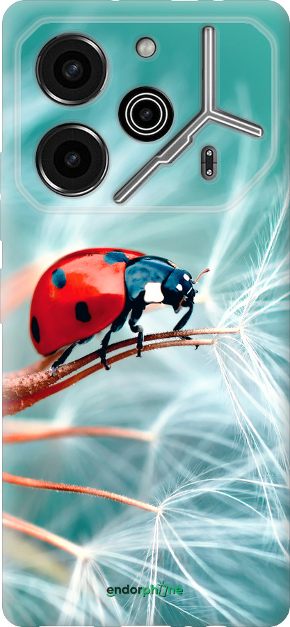 Силіконовий чехол Сонечко для Tecno Pova 6 Pro - 6049u-3689 изображение 