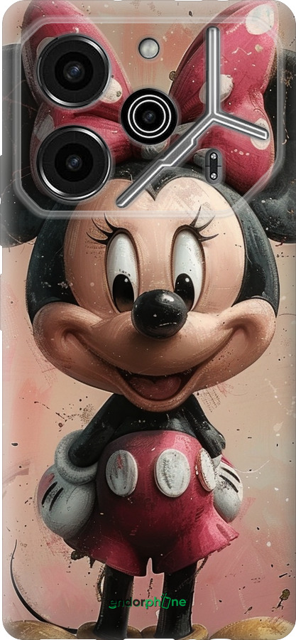 Силиконовый чехол Minnie Mouse для Tecno Pova 6 Pro - 6054u-3689 изображение 