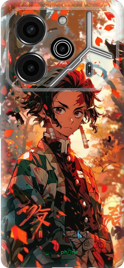 Силиконовый чехол Tanjiro для Tecno Pova 6 Pro - 6130u-3689 изображение 