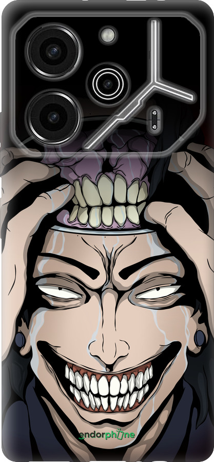 Силиконовый чехол Магическая Битва Kenjaku для Tecno Pova 6 Pro - 6151u-3689 изображение 