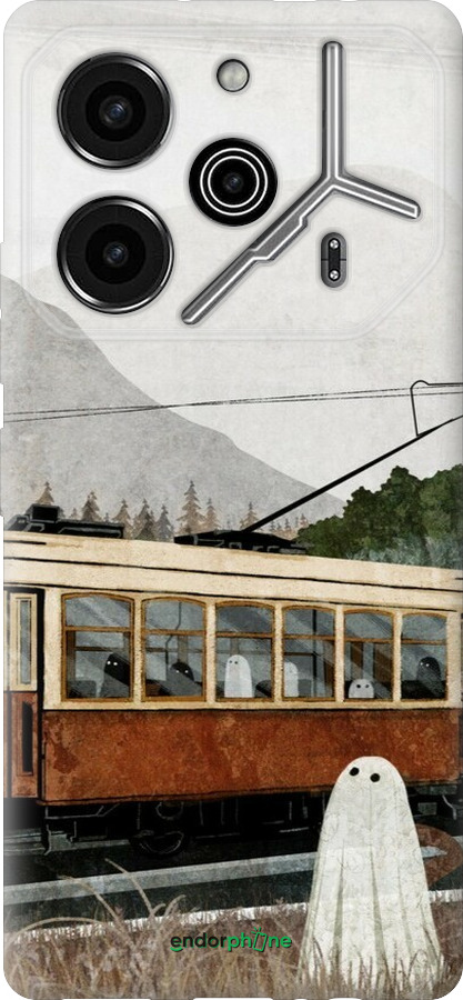 Силиконовый чехол Призрак 2 для Tecno Pova 6 Pro - 6247u-3689 изображение 