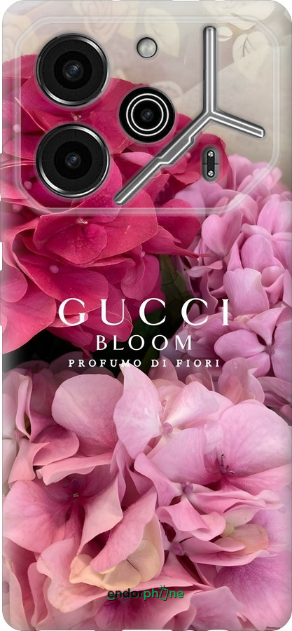 Силиконовый чехол Гучи для Tecno Pova 6 Pro - 6341u-3689 изображение 