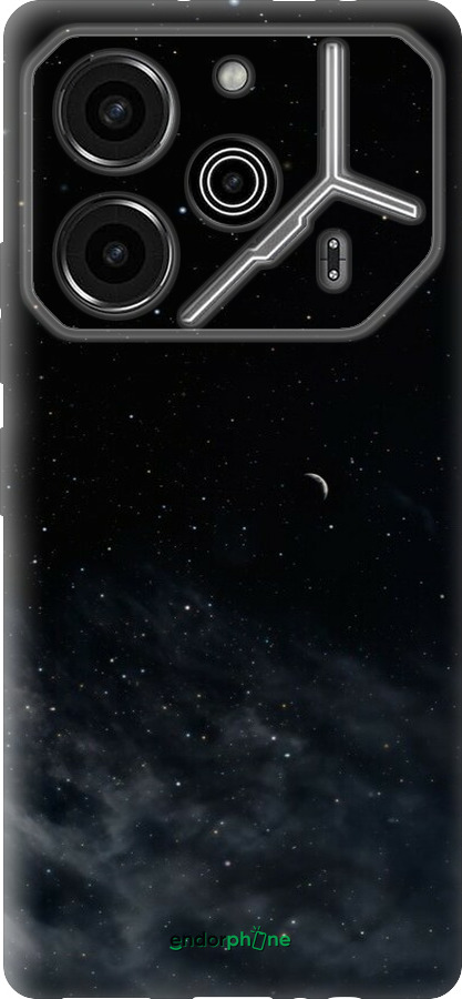 Силиконовый чехол Ночное небо для Tecno Pova 6 Pro - 6451u-3689 изображение 