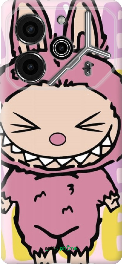 Силиконовый чехол № 6737 для Tecno Pova 6 Pro - 6737u-3689 изображение 