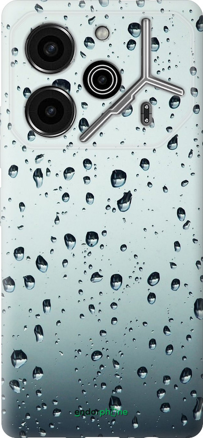 Силиконовый чехол Стекло в каплях для Tecno Pova 6 Pro - 848u-3689 изображение 