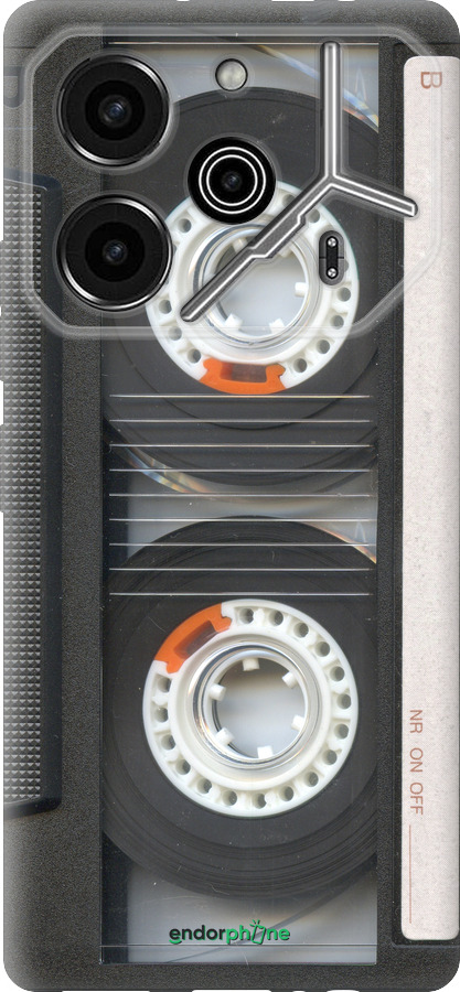 Силиконовый чехол Кассета для Tecno Pova 6 Pro - 876u-3689 изображение 