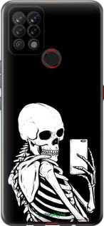 Силиконовый чехол Скелет делает Selfie для Tecno Pova LD7 - 6535u-2433 изображение 