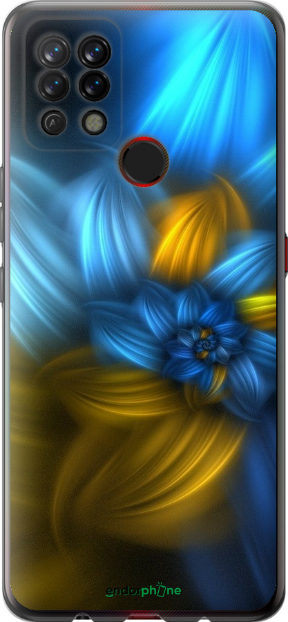 

Силіконовий чохол "Візерунок 46" для Tecno Pova LD7, Синій