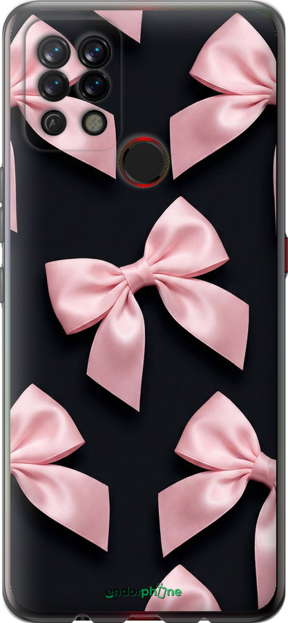 Силіконовий чехол Coquette Ribbons Dark Coquette для Tecno Pova LD7 - 6767u-2433 изображение 