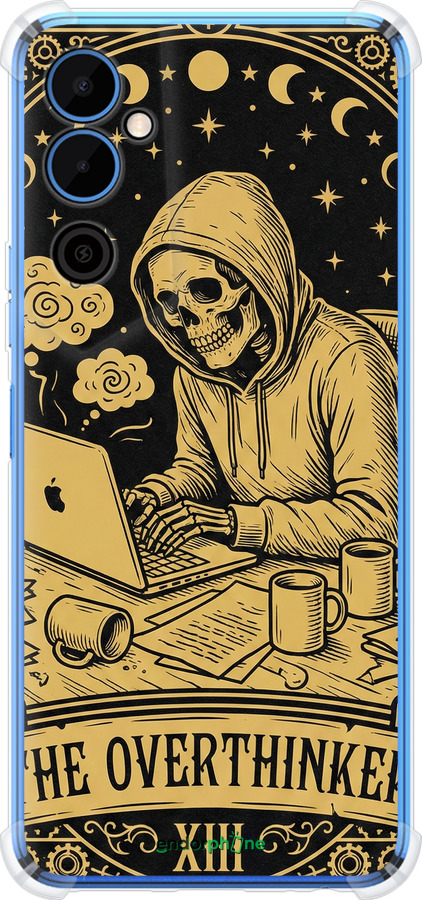 Силикон с усиленными углами чехол The Overthinker для Tecno Pova Neo 2 LG6n - 6774sp-2968 изображение 